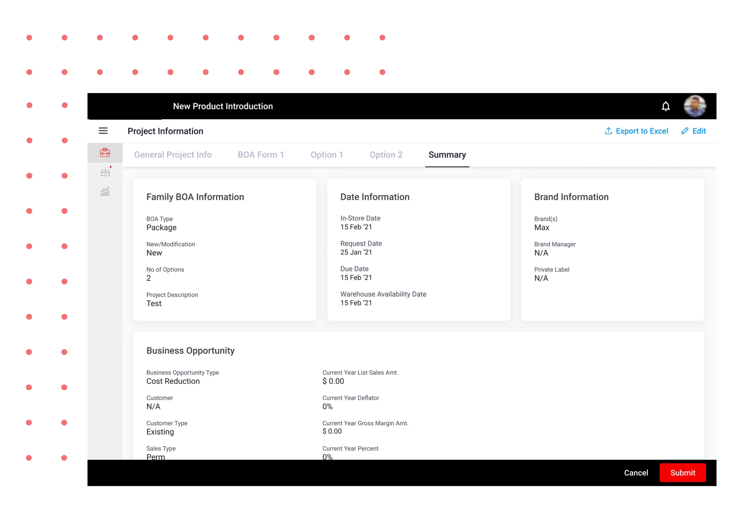 Human Resources New Product Introduction