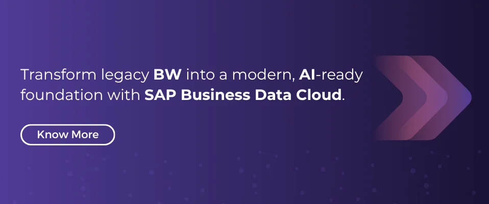 SAP BW Modernization banner